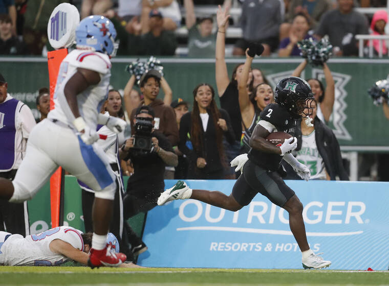 Hawaii’s football team beats Delaware State in season opener