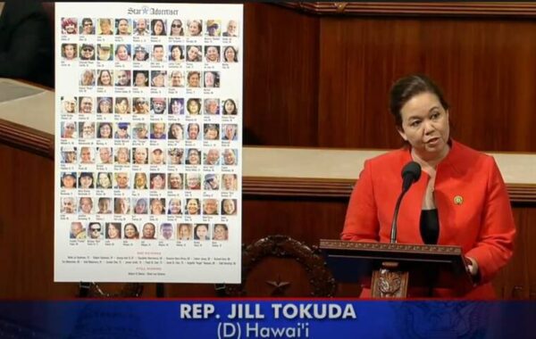 Tokuda reads names of Maui victims into Congressional record