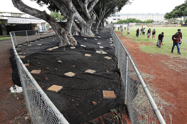 Forgotten Navy waste dump holds up repairs at Radford High School