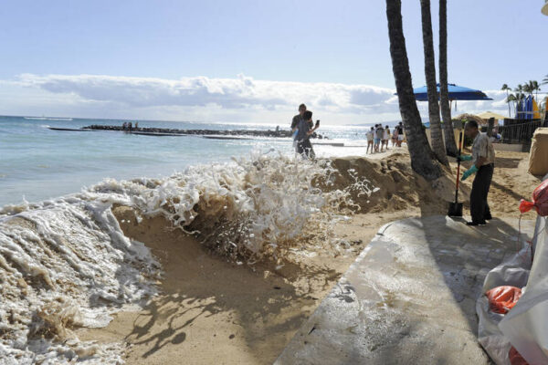 Coastal flooding expected during high tide through today