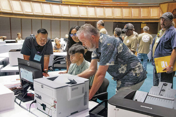 Volunteers work days, nights to ensure secure Hawaii election