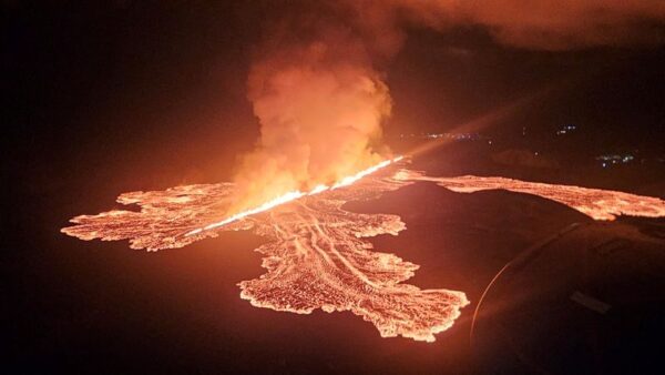 Volcano in Iceland erupts for 10th time in 3 years