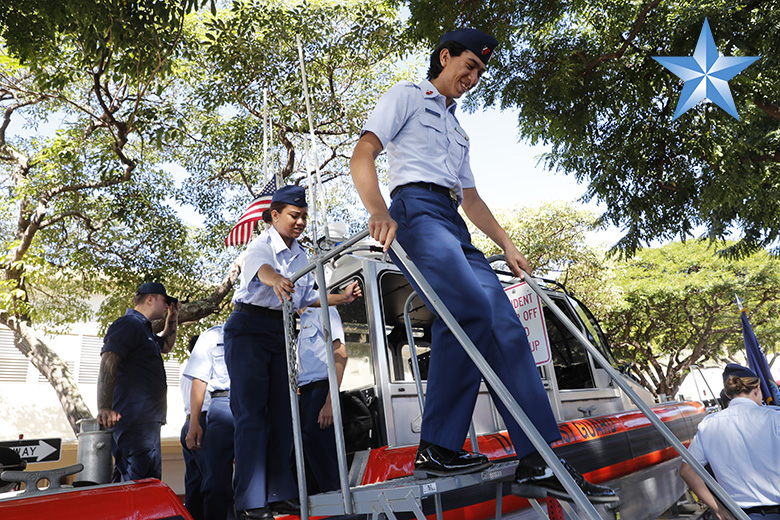 Kalani High School launches new Coast Guard JROTC program