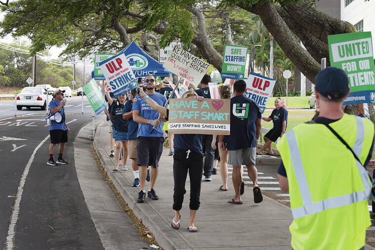 Maui health care workers go on 3-day strike