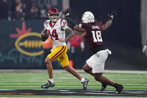 Hawaii’s Jayden Maiava rallies USC to beat Texas A&M in Las Vegas Bowl