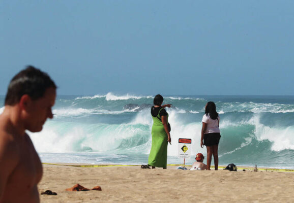 High surf warning for most north, west shores extended