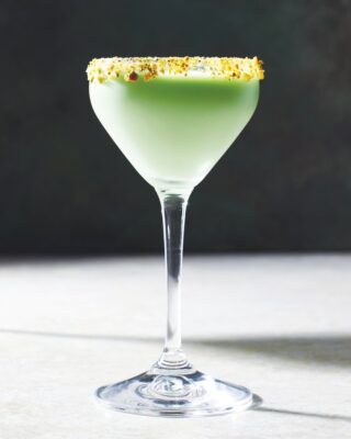 Go nuts for this pistachio martini