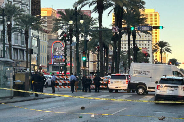 Driver kills 15, injures 30 after ramming truck into New Orleans crowd