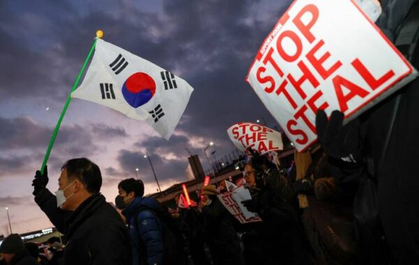 Supporters of South Korea’s Yoon adopt ‘Stop the Steal’ slogan