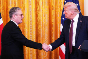 British Prime Minister Starmer meets with Trump in Washington