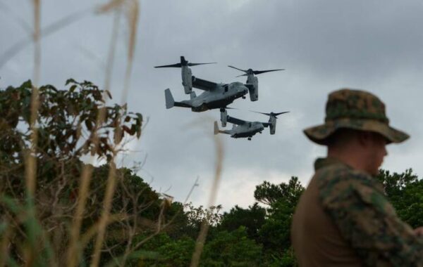 U.S. Marines start to leave Okinawa, decades behind schedule