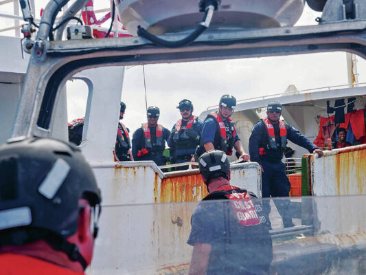 Honolulu-based Coast Guard crew patrols South Pacific