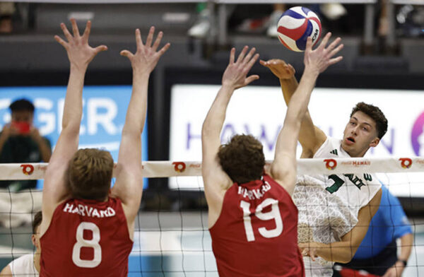 Freshmen help power No. 4 Hawaii men’s volleyball to a quick sweep