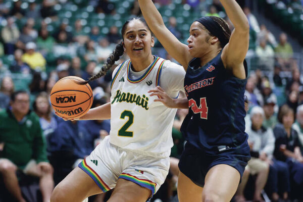 Rally for the ages as Rainbow Wahine come back from 19 down to beat UCSB