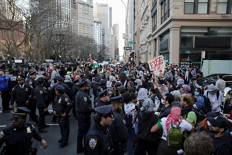 Columbia student protester’s arrest prompts federal court showdown