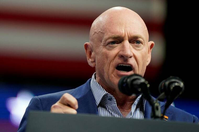 Sen. Mark Kelly slams Trump on Ukraine, rejects Musk ‘traitor’ insult