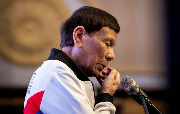 Duterte arrested at ICC’s request over ‘drugs war’ killings